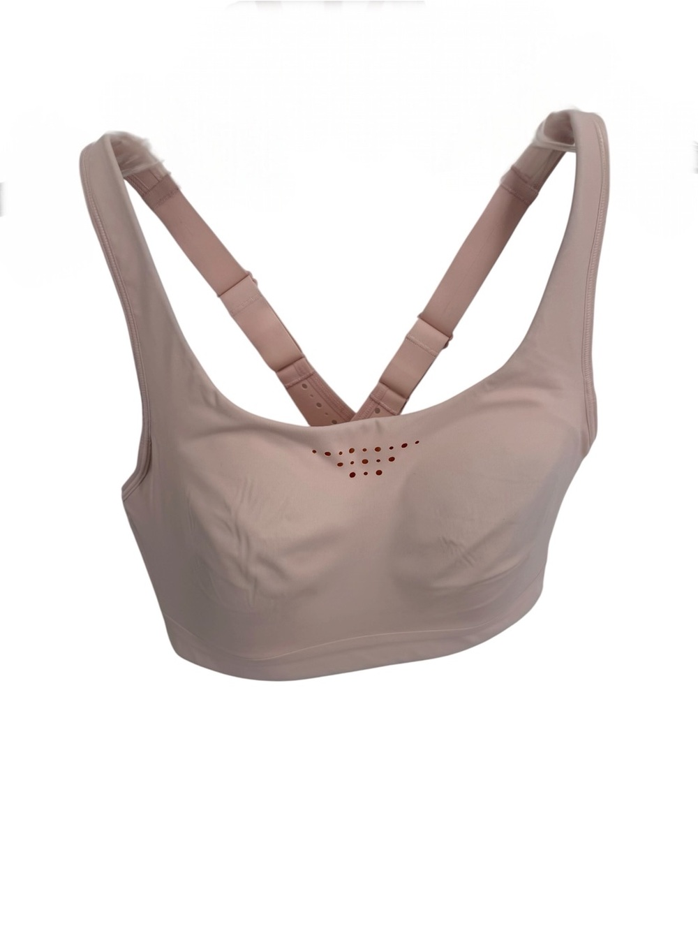 Athleta Phenomena Sports Bra Pink Size 32D Back Hook/eye Close High Impact